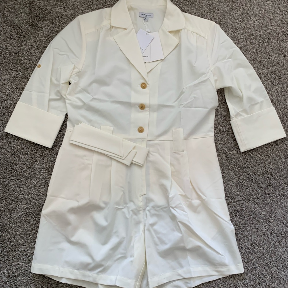 Petite Studio Ivory Peyton Romper